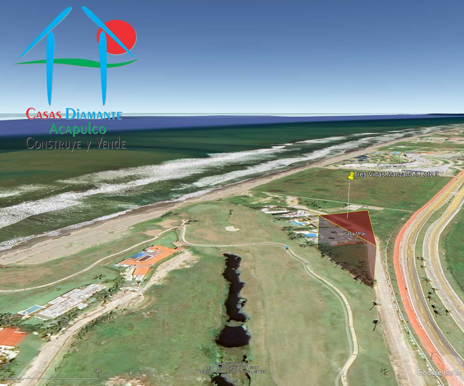 Terreno Tres Vidas Lote 9 Manzana 1 - Ubicación satelital y entorno 7
